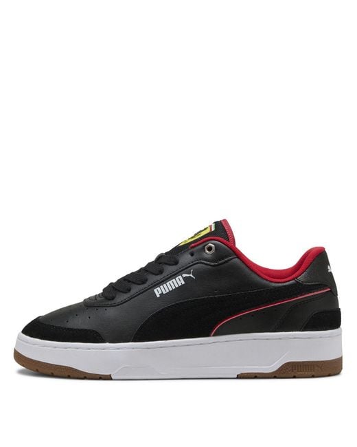 PUMA Black Ferrari Ca Match Low Top Trainers for men