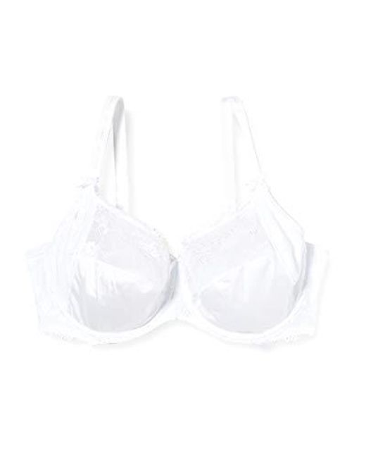 Pour Moi White Cherish Underwired Plunge Bra