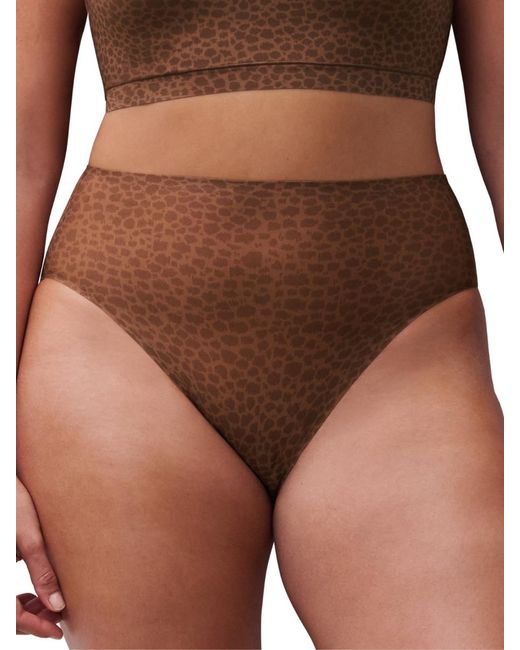 Chantelle Brown Softstretch High Leg Brief