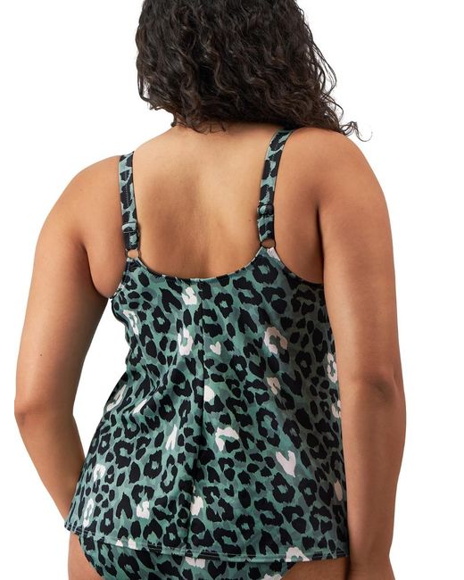 Elomi Green Jungle Bay Tankini Top