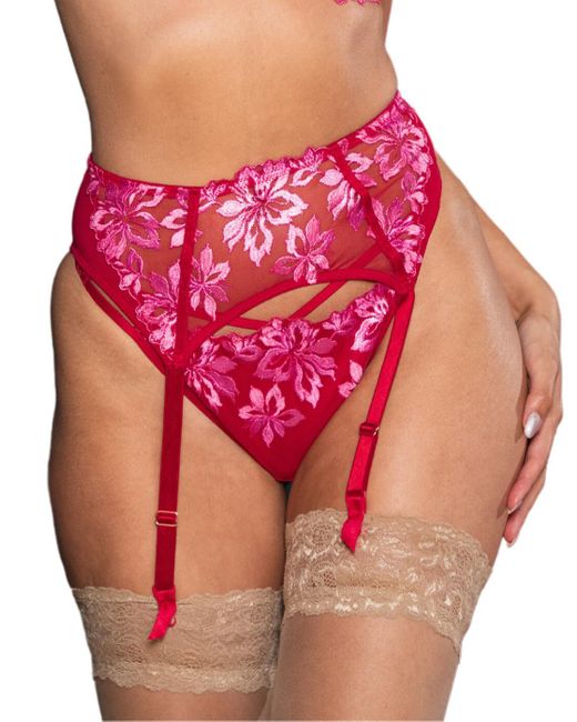 Pour Moi Pink Roxie Suspender