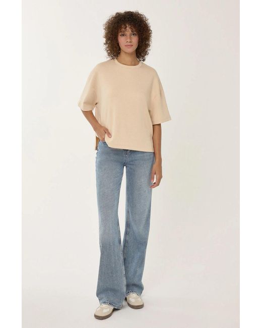 Hiccup Natural Relaxed Fit Short Sleeve Viscose T-Shirt