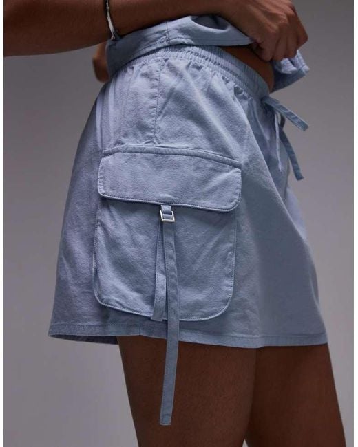 Rhythm Gray Dolly Cargo Mini Skirt
