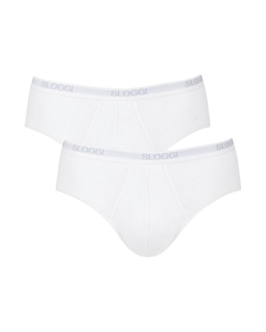 Sloggi White Basic Midi 2P for men