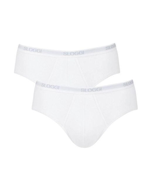 Sloggi White Basic Midi 2P for men