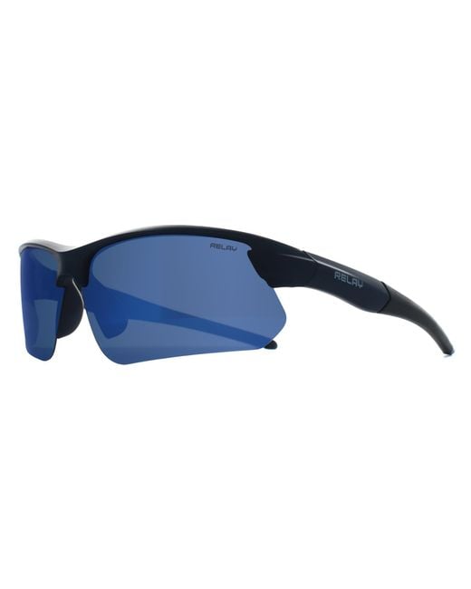 Replay Blue Sport Matte Dark Revo Polarized Overdrive