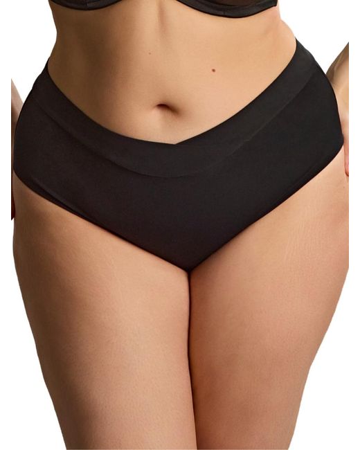 Panache Black Body Deep Brief