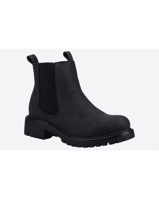 Divaz Black Taijal Vegan Chelsea Boots