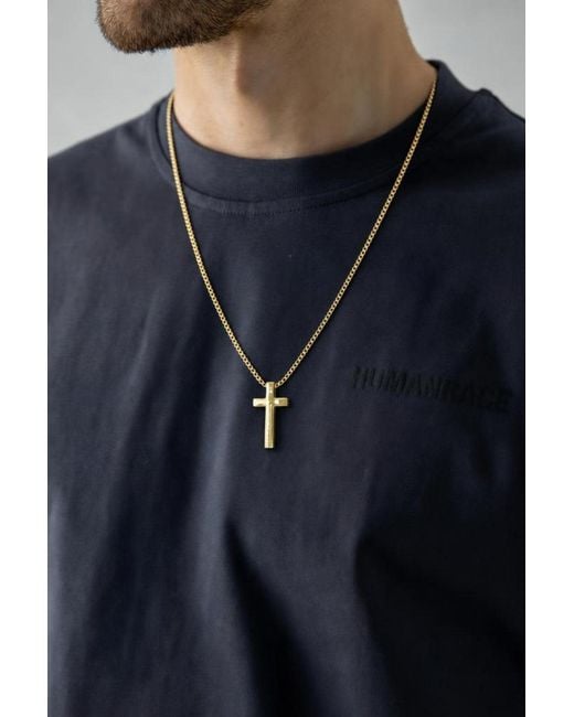 SVNX Blue Cross Prendant Necklace
