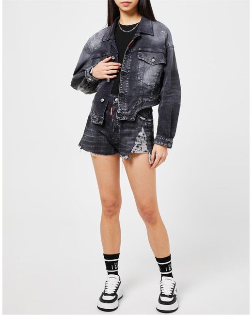 DSquared² Onbewerkte Denimjas in het Gray