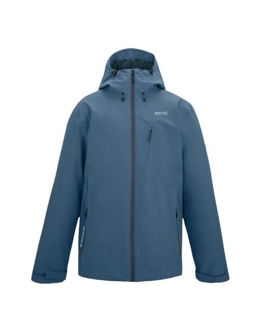 Regatta Blue Oklarna Waterproof Jacket (China) for men