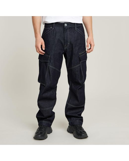 G-Star Blue Rovic 3D Loose Denim Jeans for men