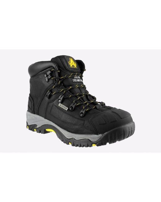 Amblers Safety Black As803 Waterproof Boots (Wide Fit) for men