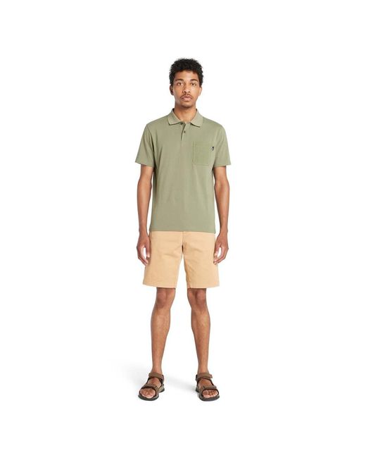 Timberland Natural Topsfield Twill Chino Shorts for men
