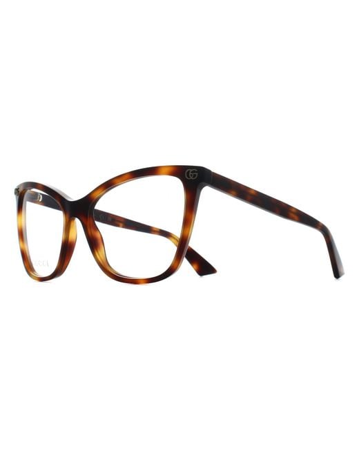 Gucci Brown Cat Eye Havana Gg1817O