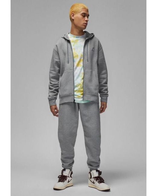 Tracksuit Ensemble Jordan Gris Grey Jordan Jumpman Woven Full Zip