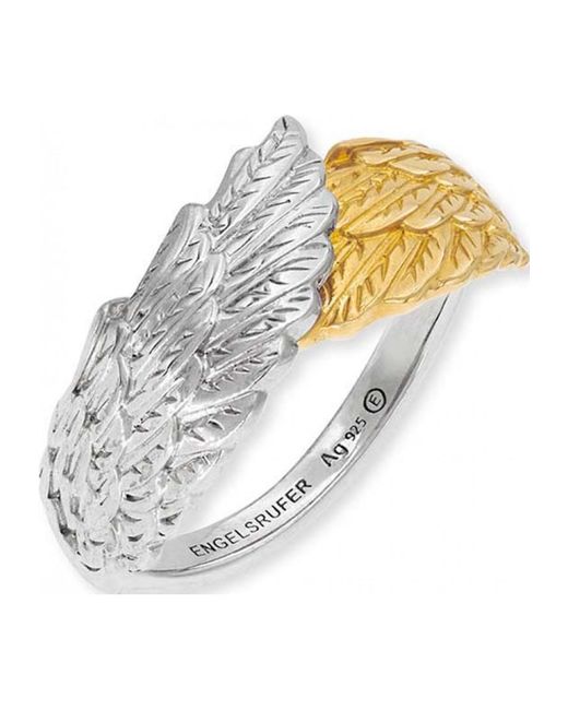 Engelsrufer White Err-Wings-Big Ladies Double Wing Ring