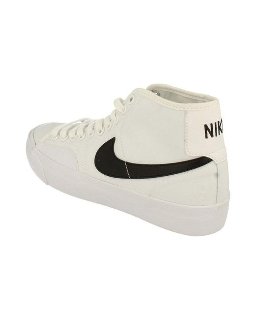 Nike Black Sb Blazer Court Mid S Trainers Dc8901 Sneakers Shoes for men