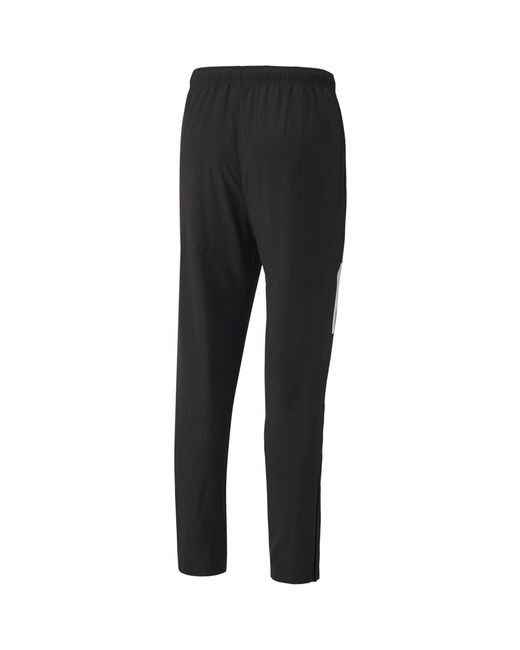 PUMA Black Teamliga Sideline Pants Tracksuit Bottom for men