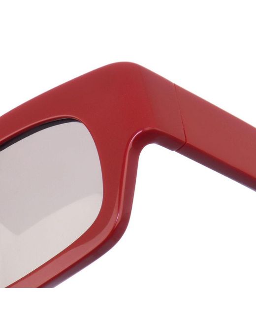 Marni Red Rectangular Acetate Sunglasses Me627S