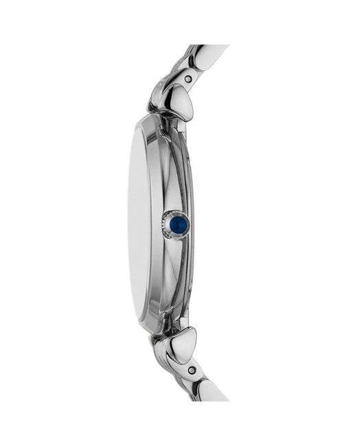 Emporio Armani Blue T-Bar Watch Ar11627 Stainless Steel (Archived)