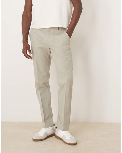 SELECTED Natural Liam Regular Fit Trouser for men