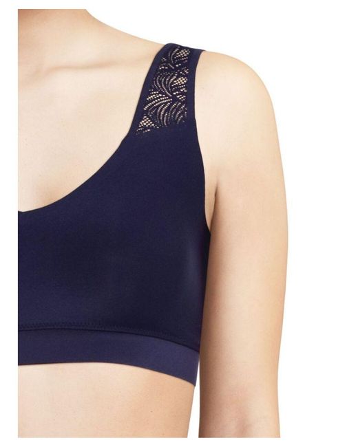Chantelle Blue Softstretch Padded Top Lace