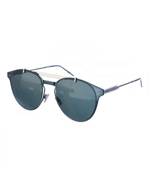 Dior Blue Motion Aviator Metal Sunglasses for men