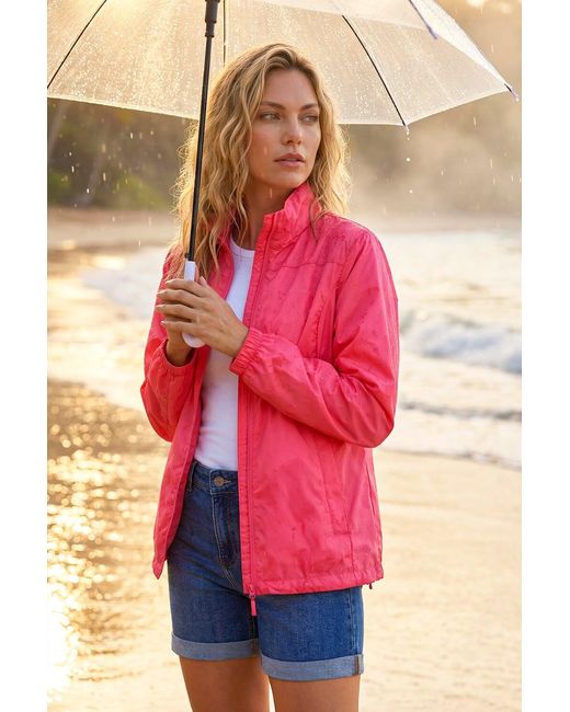 Roman Red Shower Resistant Jacket
