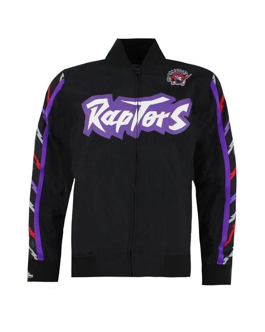 Mitchell & Ness Blue Nba Toronto Raptors Hook Shot Warm Up Jacket for men