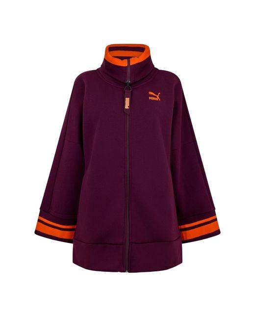 PUMA Purple (8) Tipping Fz Hoody Winetas