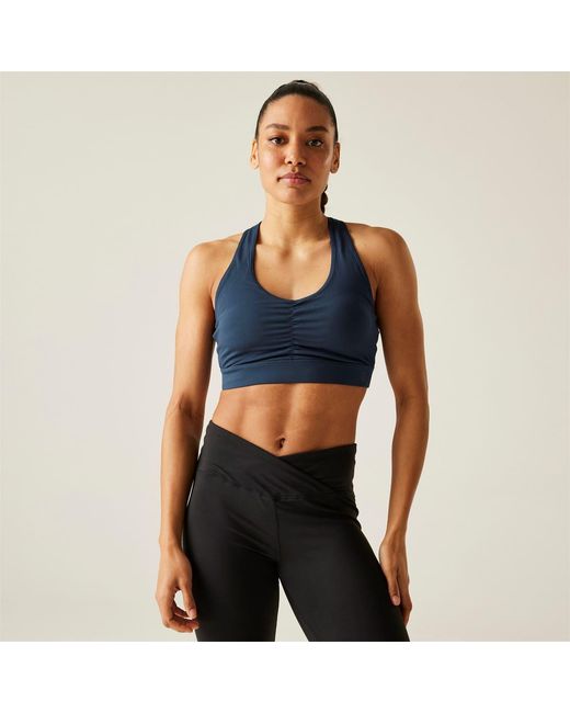 Dare 2b Blue Snug Fit Scoop Neck Sports Bra