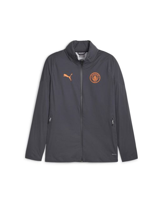 PUMA Blue Manchester City Rain Jacket for men