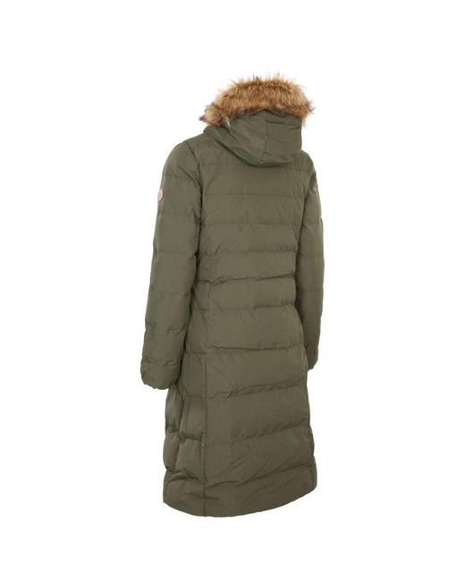 Trespass Green Ladies Audrey Padded Jacket (Dark Vine)