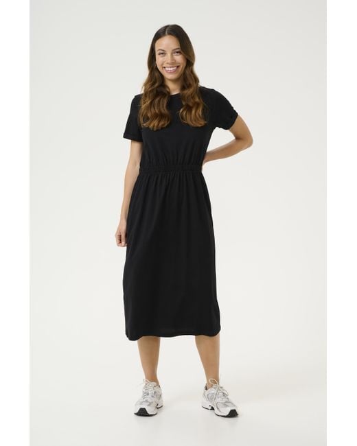 Kaffe Black Kleid Regular Fit