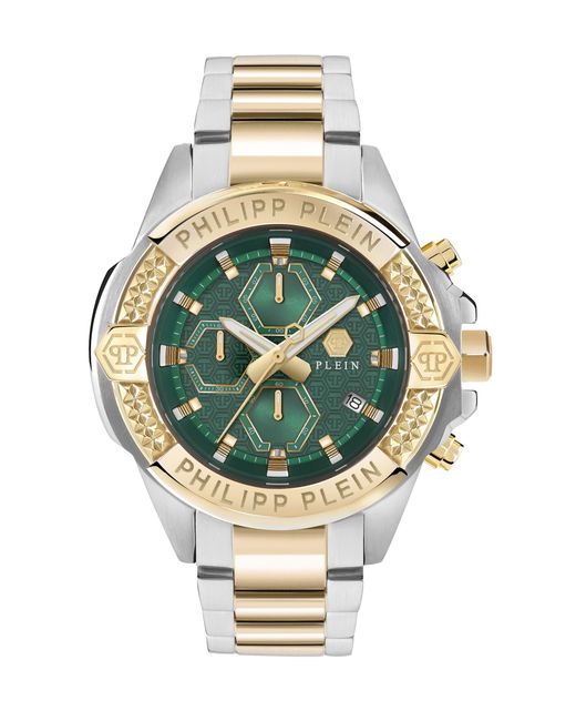 Philipp Plein Gray The $Kull Chrono Watch Pwwfa0525 Stainless Steel for men