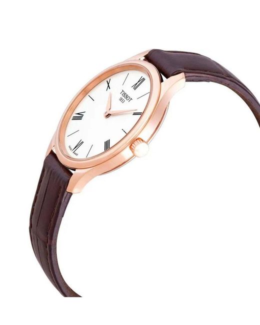 Tissot Brown 5.5 Lady Watch T0632093603800 Leather (Archived)