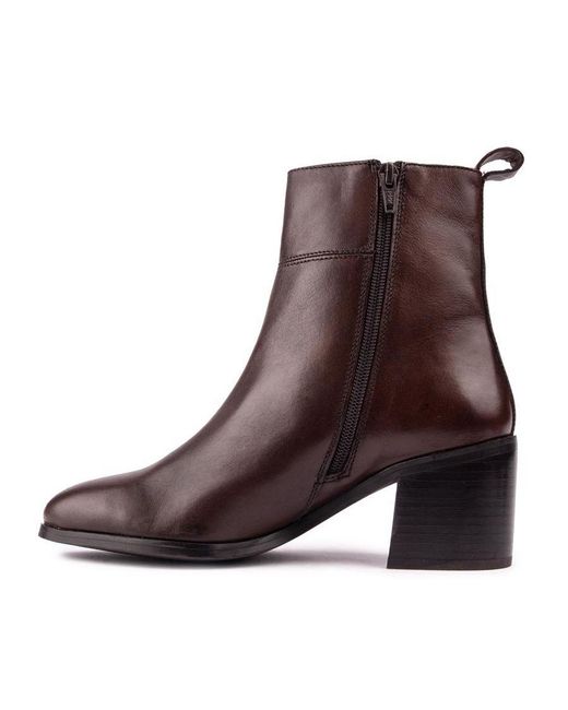 Sole Brown Greer Zip Boots