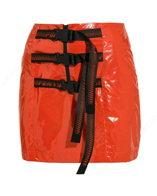 PUMA Orange X Fenty Mini Skirt