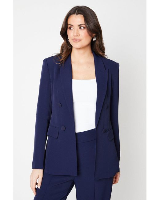 Wallis Blue Edge To Blazer