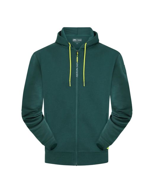 Aston Martin Green F1 Official Team Track Jacket Cotton for men