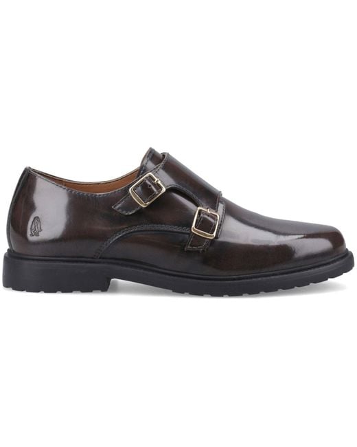 Hush Puppies Brown Verity Hi-Shine Leather Shoes