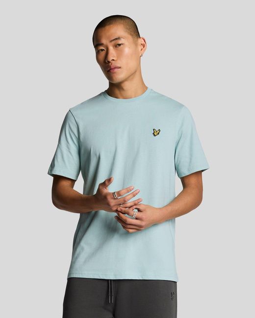 Lyle & Scott Gray Cotton Crew Neck T-Shirt for men