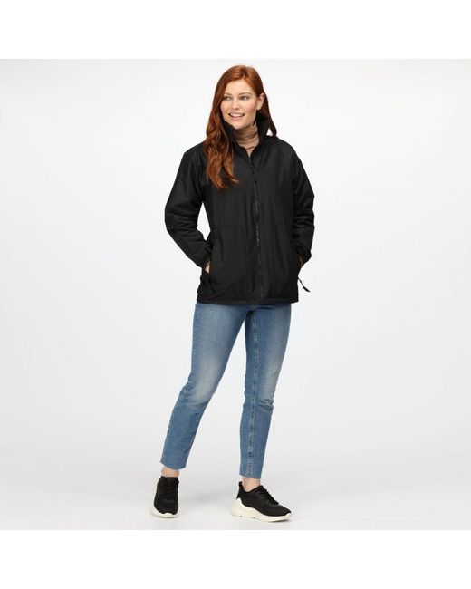 Regatta Gray Ladies Waterproof Windproof Jacket (Fleece Lined)