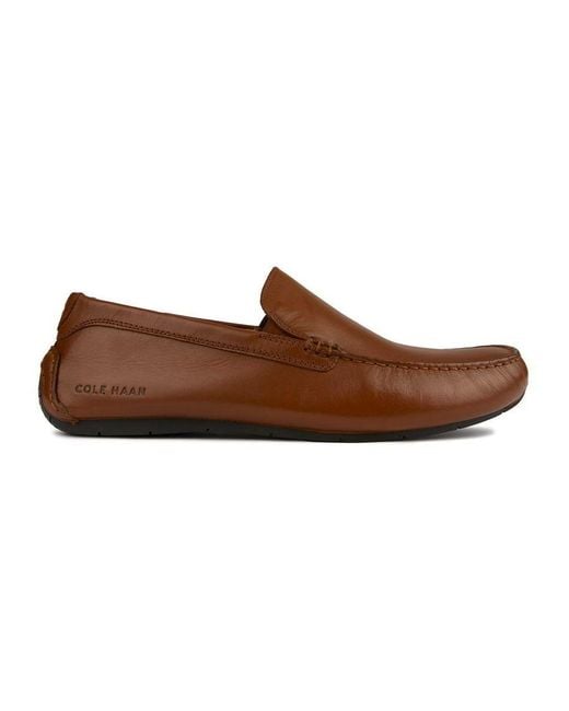 Cole Haan Brown Grand City Driver Shoes for men