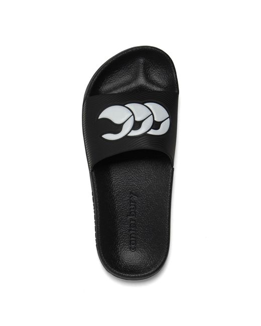 Canterbury Black Adult Wide Sliders for men