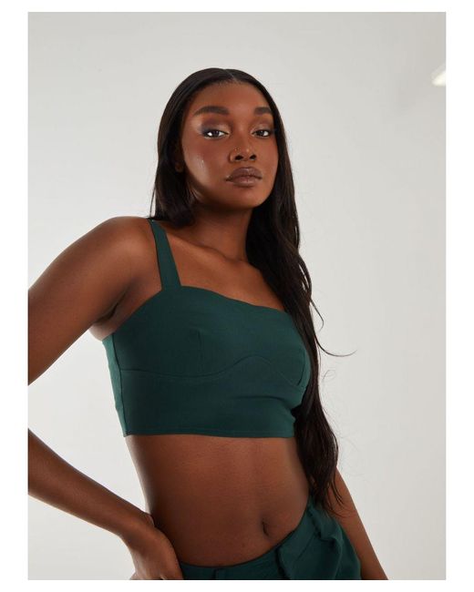 Pink Vanilla Green Vanilla Tailored Bralette