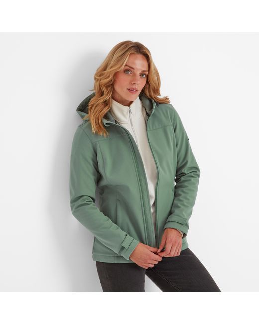 TOG24 Green Keld Softshell Hooded Jacket