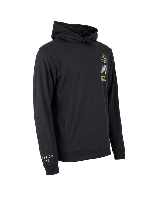 PUMA Black X Hyrox Cloudspun Hoodie for men