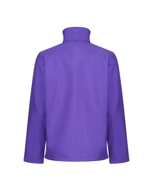 Regatta Purple Standout Ablaze Printable Soft Shell Jacket Softshell for men